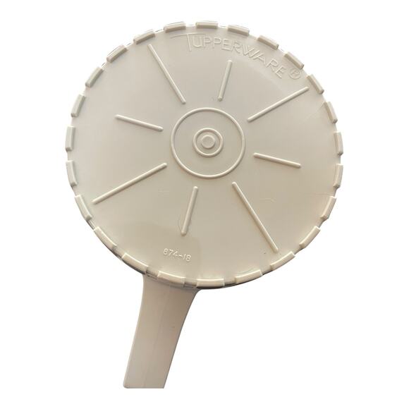 Vintage Tupperware 1 Quart Pitcher Almond Harvest Gold Push Button Lid 874 USA - Picture 9 of 13